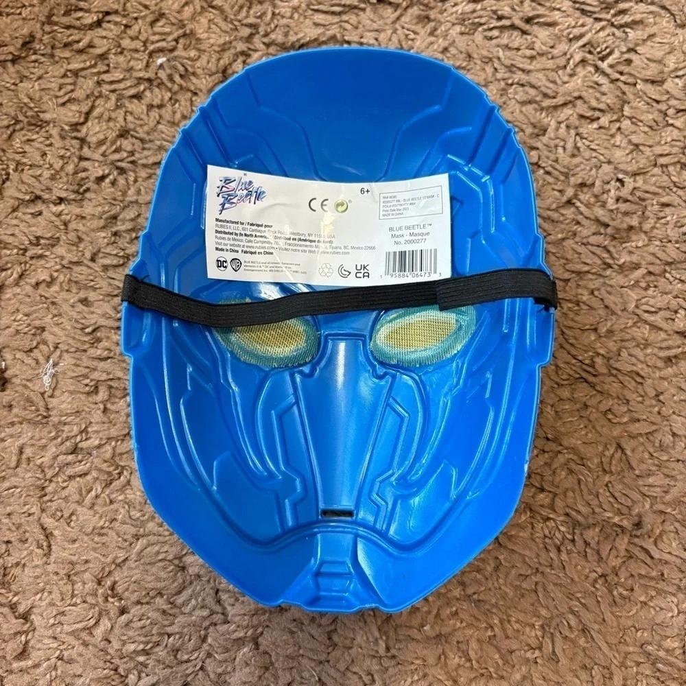 Blue Beetle Kids Mask NEW DC Rubies Costume Halloween Super Hero Blue